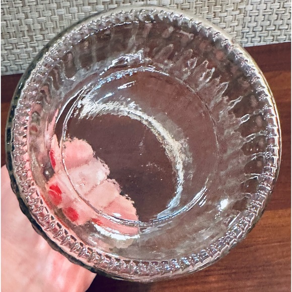 🌟HP🌟NWOT Red Rooster Ceramic & Clear Ribbed Glass Canister - Picture 6 of 6